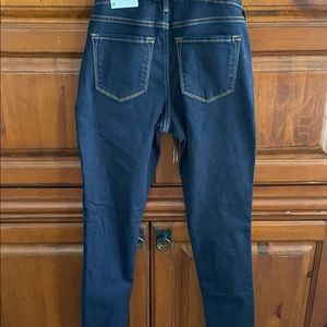 Old Navy-Rockstar Super Skinny/Mid-Rise Dark Blue Jeans